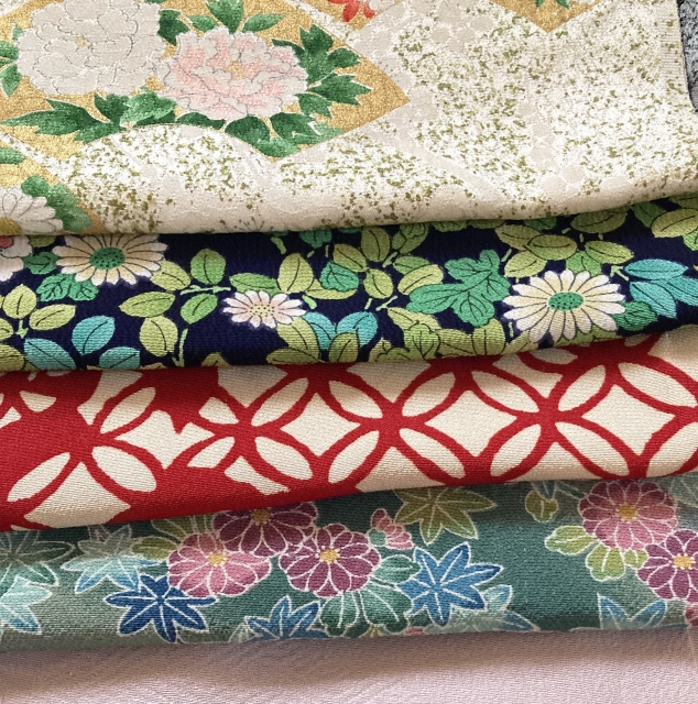 Japanese Traditional KIMONO fabric patterns